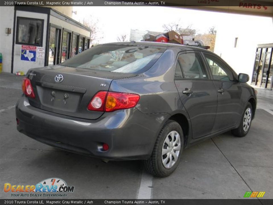 2010 Toyota Corolla LE Magnetic Gray Metallic / Ash Photo #5