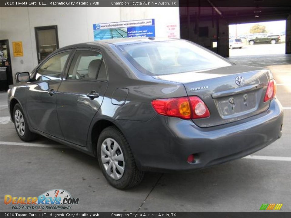 2010 Toyota Corolla LE Magnetic Gray Metallic / Ash Photo #7