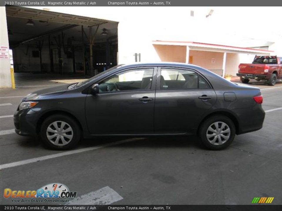 2010 Toyota Corolla LE Magnetic Gray Metallic / Ash Photo #8