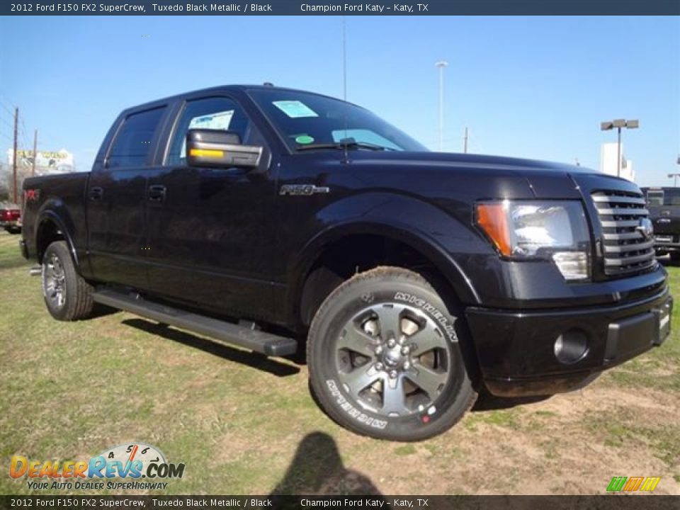 2012 Ford F150 FX2 SuperCrew Tuxedo Black Metallic / Black Photo #1
