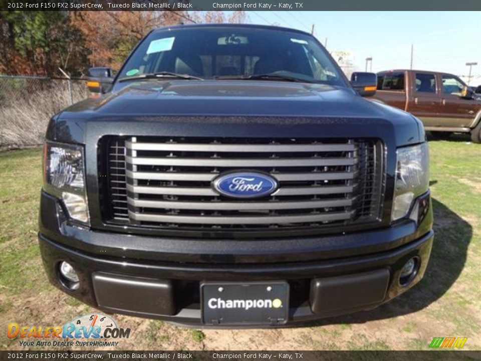 2012 Ford F150 FX2 SuperCrew Tuxedo Black Metallic / Black Photo #2