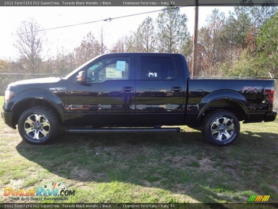 2012 Ford F150 FX2 SuperCrew Tuxedo Black Metallic / Black Photo #4