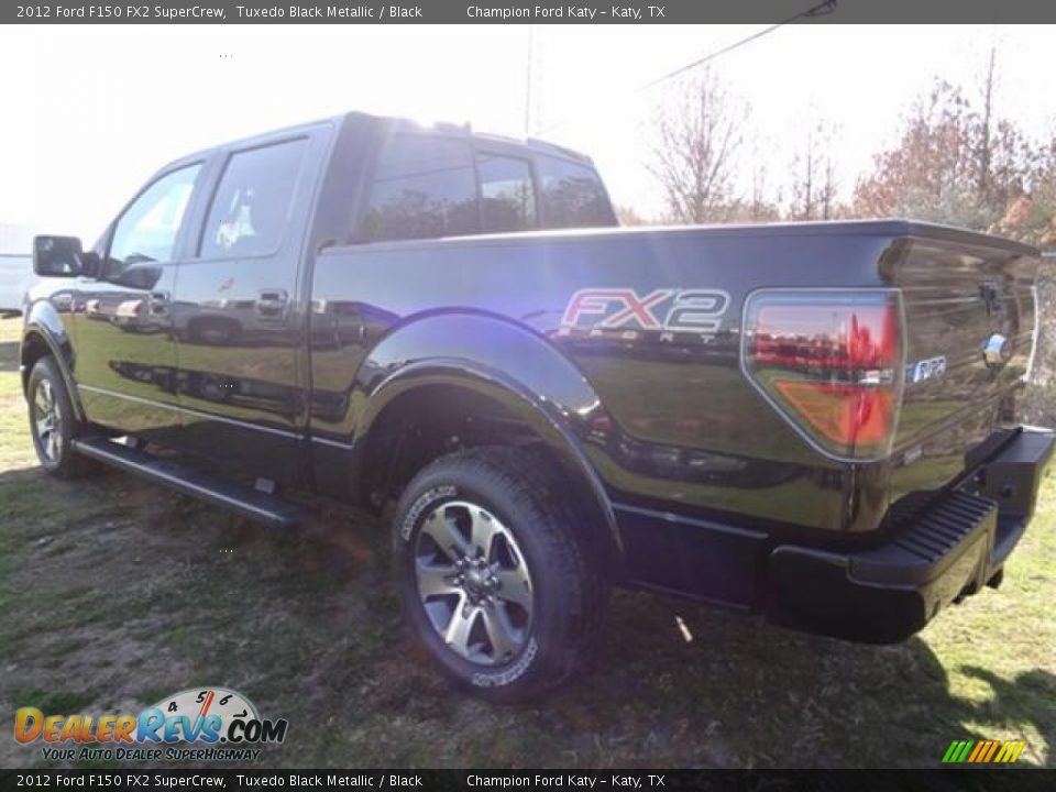 2012 Ford F150 FX2 SuperCrew Tuxedo Black Metallic / Black Photo #5