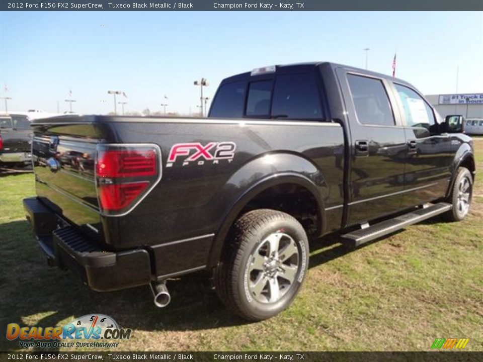 Tuxedo Black Metallic 2012 Ford F150 FX2 SuperCrew Photo #7