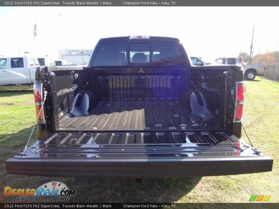2012 Ford F150 FX2 SuperCrew Tuxedo Black Metallic / Black Photo #11