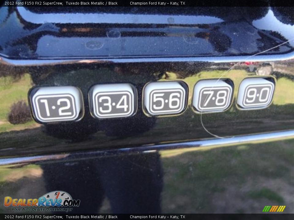 2012 Ford F150 FX2 SuperCrew Tuxedo Black Metallic / Black Photo #13