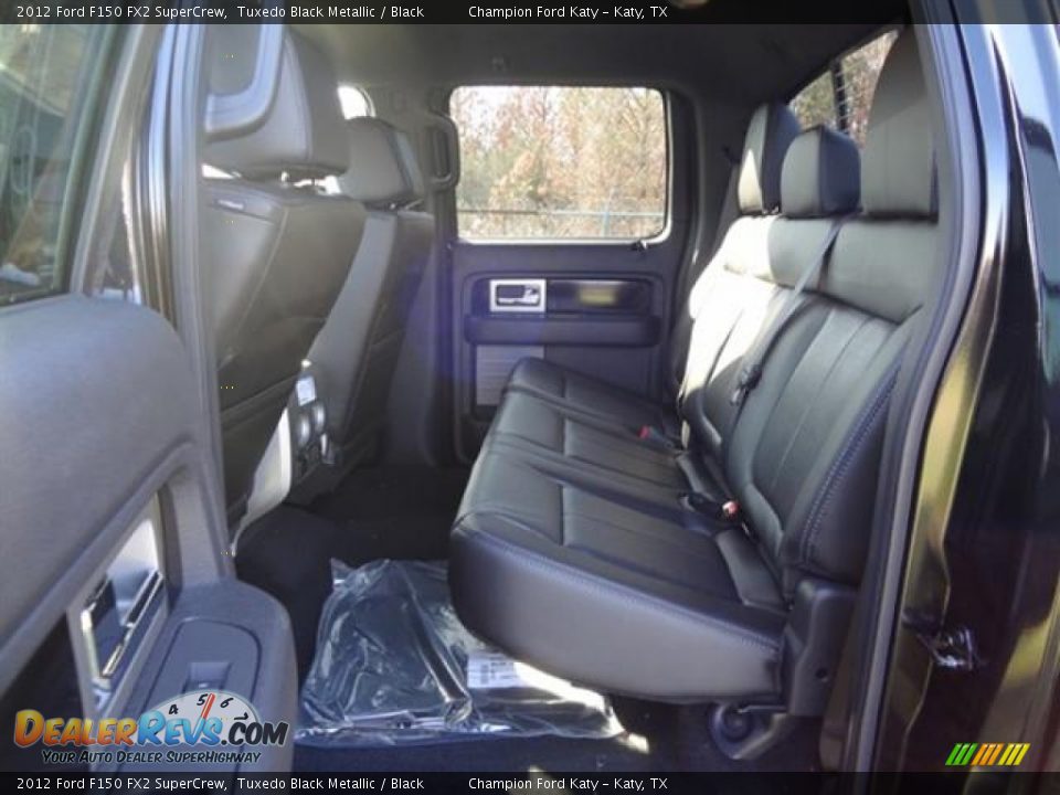 2012 Ford F150 FX2 SuperCrew Tuxedo Black Metallic / Black Photo #16
