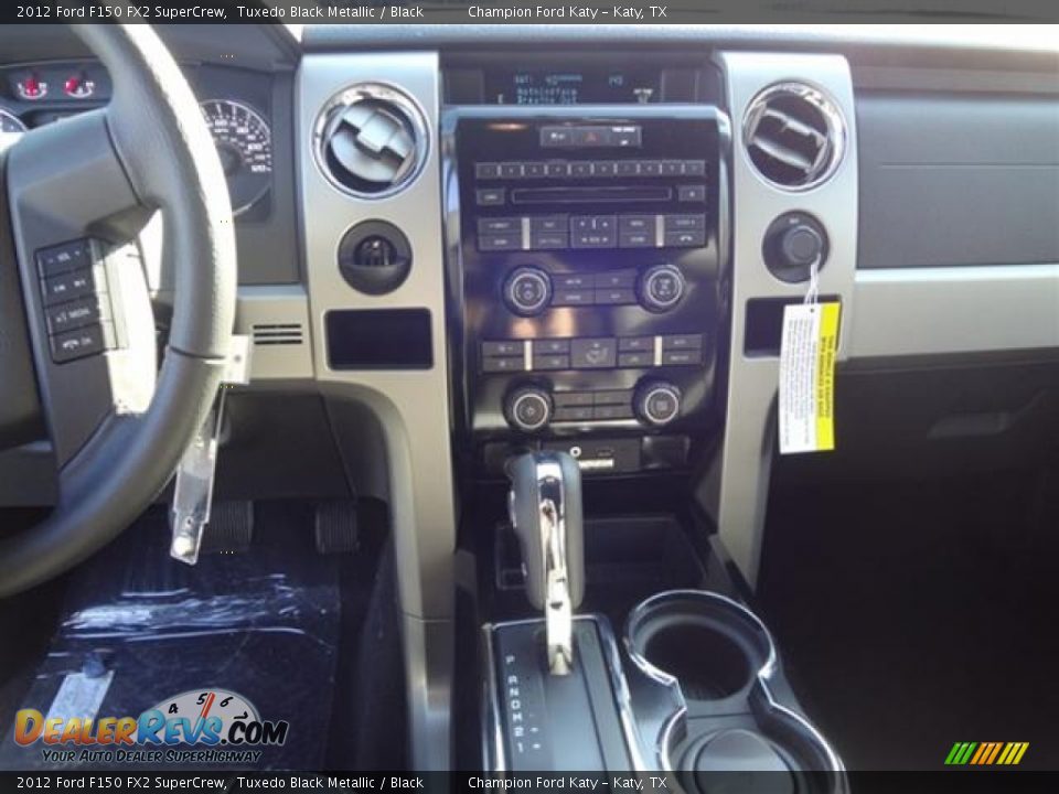 2012 Ford F150 FX2 SuperCrew Tuxedo Black Metallic / Black Photo #17