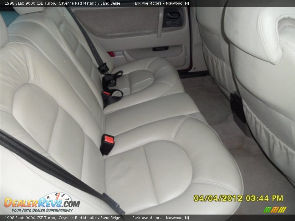 1998 Saab 9000 CSE Turbo Cayenne Red Metallic / Sand Beige Photo #6
