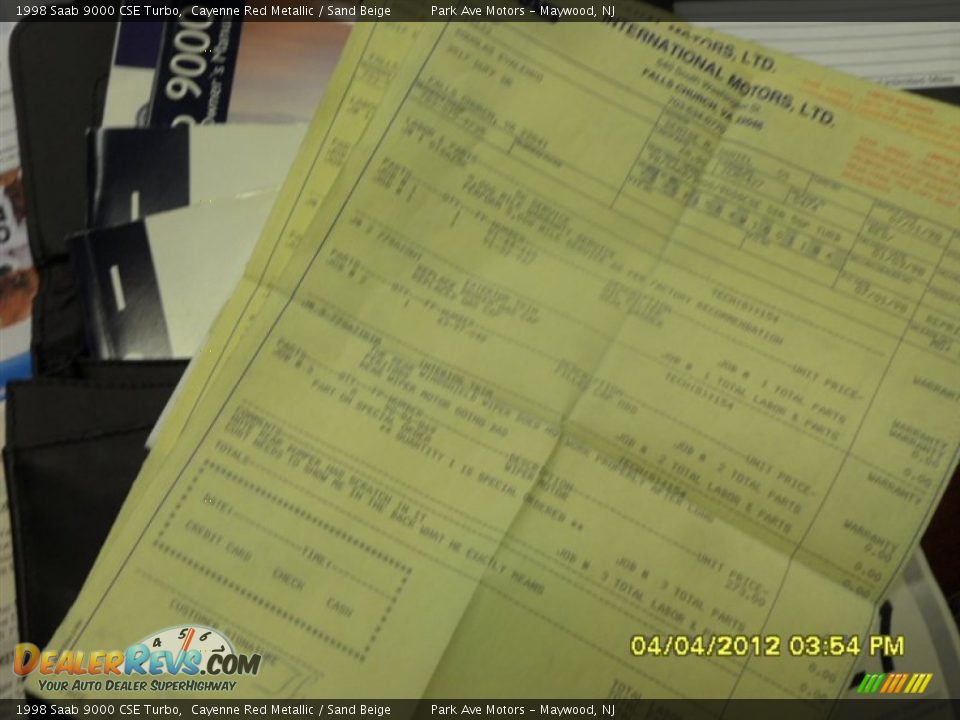 1998 Saab 9000 CSE Turbo Cayenne Red Metallic / Sand Beige Photo #29