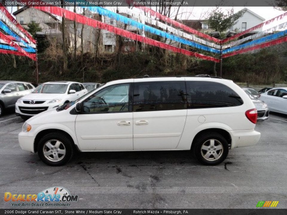 2006 Dodge Grand Caravan SXT Stone White / Medium Slate Gray Photo #2