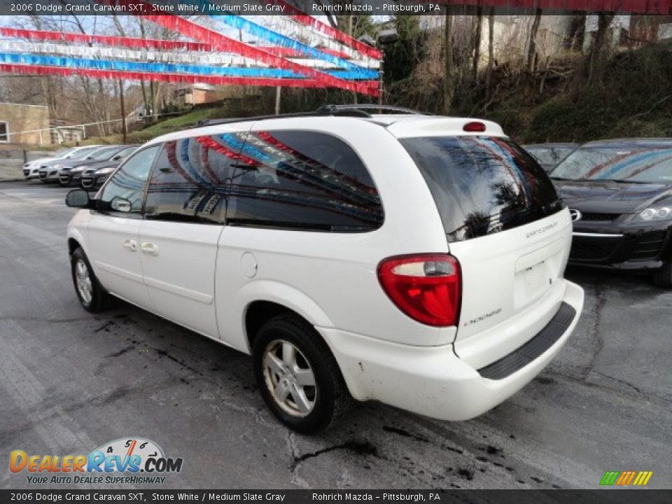 2006 Dodge Grand Caravan SXT Stone White / Medium Slate Gray Photo #3