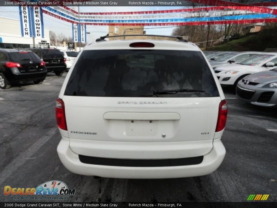 2006 Dodge Grand Caravan SXT Stone White / Medium Slate Gray Photo #4