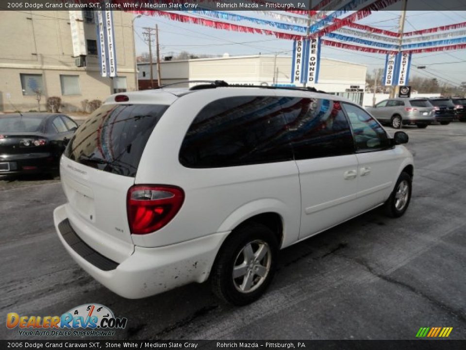 2006 Dodge Grand Caravan SXT Stone White / Medium Slate Gray Photo #5