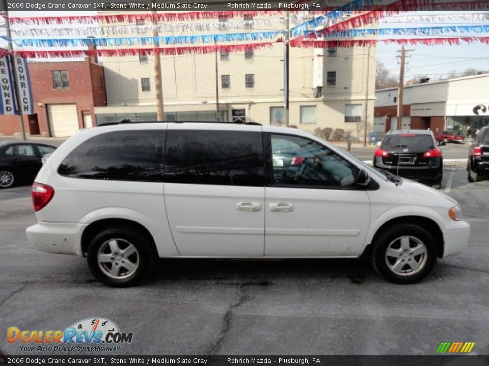 2006 Dodge Grand Caravan SXT Stone White / Medium Slate Gray Photo #6