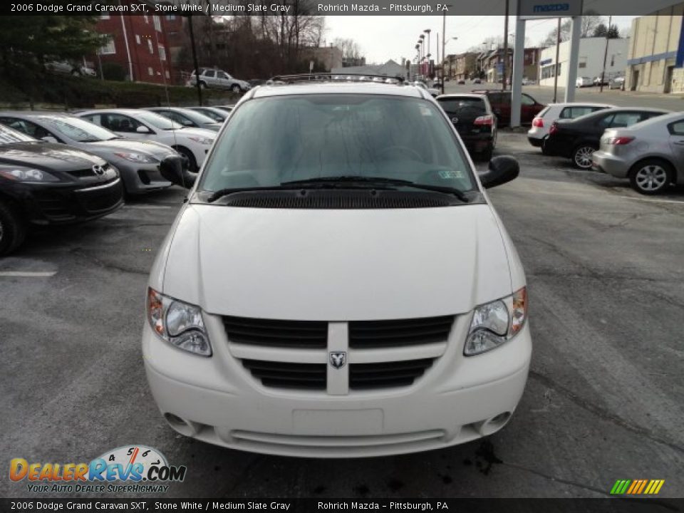 2006 Dodge Grand Caravan SXT Stone White / Medium Slate Gray Photo #8