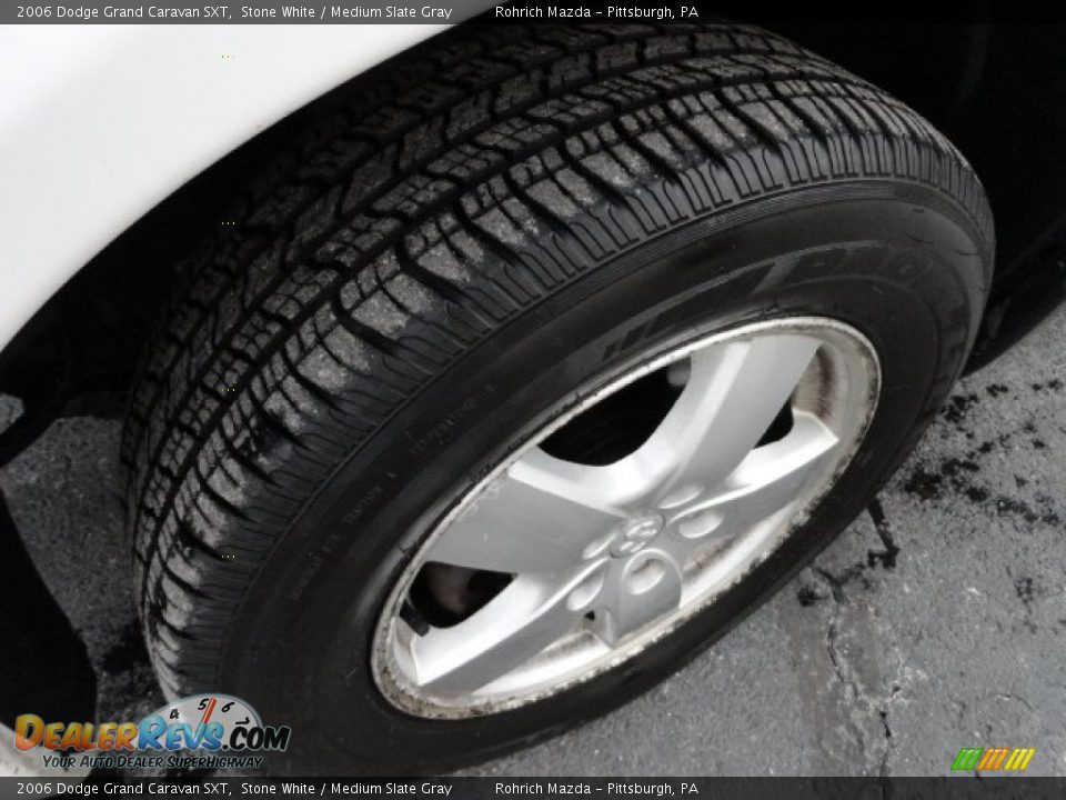 2006 Dodge Grand Caravan SXT Stone White / Medium Slate Gray Photo #9