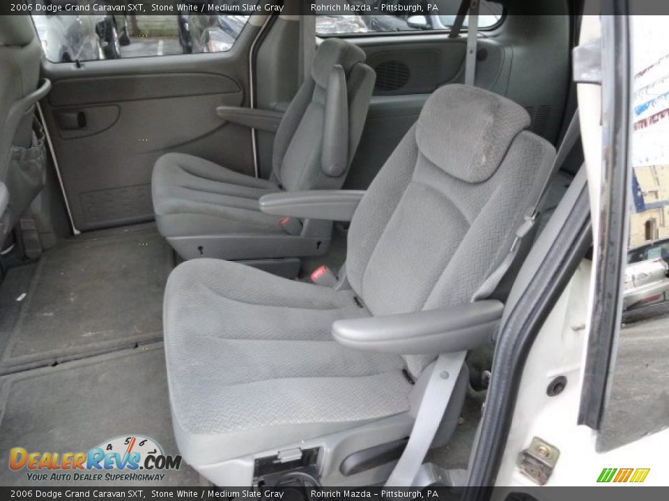 2006 Dodge Grand Caravan SXT Stone White / Medium Slate Gray Photo #11