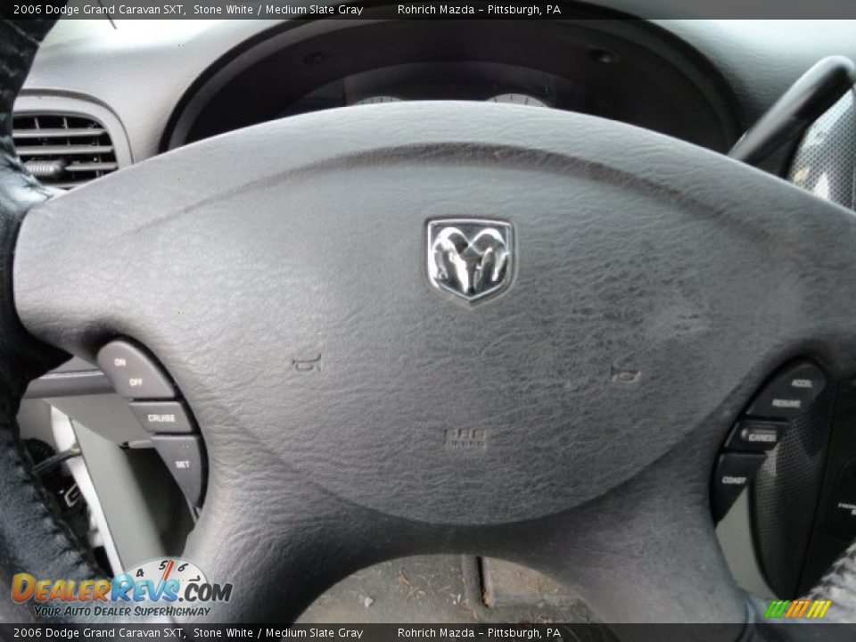 2006 Dodge Grand Caravan SXT Stone White / Medium Slate Gray Photo #16
