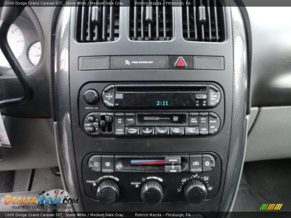 2006 Dodge Grand Caravan SXT Stone White / Medium Slate Gray Photo #17
