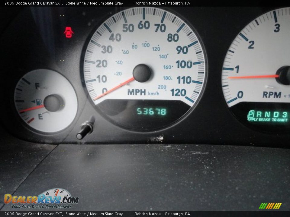 2006 Dodge Grand Caravan SXT Stone White / Medium Slate Gray Photo #18