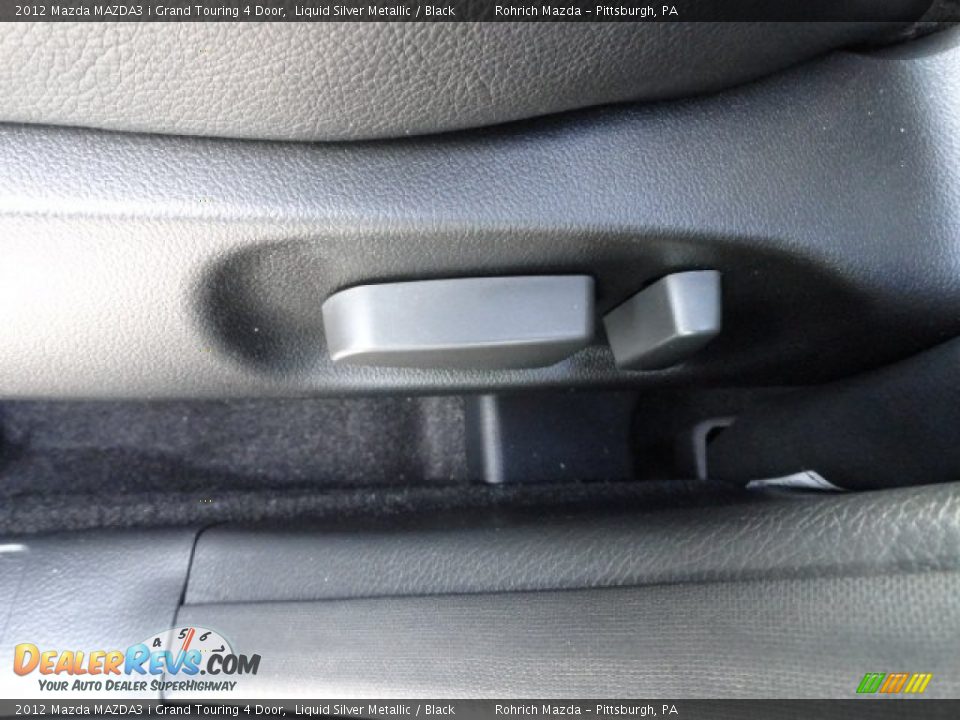 2012 Mazda MAZDA3 i Grand Touring 4 Door Liquid Silver Metallic / Black Photo #14