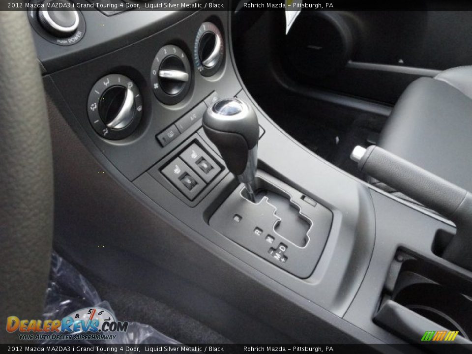 2012 Mazda MAZDA3 i Grand Touring 4 Door Liquid Silver Metallic / Black Photo #15