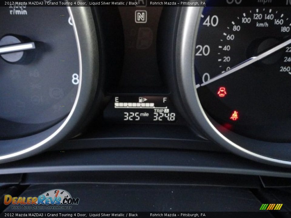 2012 Mazda MAZDA3 i Grand Touring 4 Door Liquid Silver Metallic / Black Photo #20