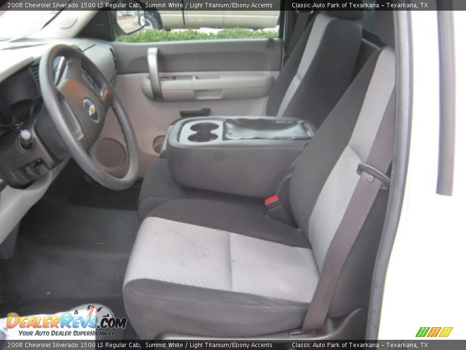 Light Titanium Ebony Accents Interior 2008 Chevrolet