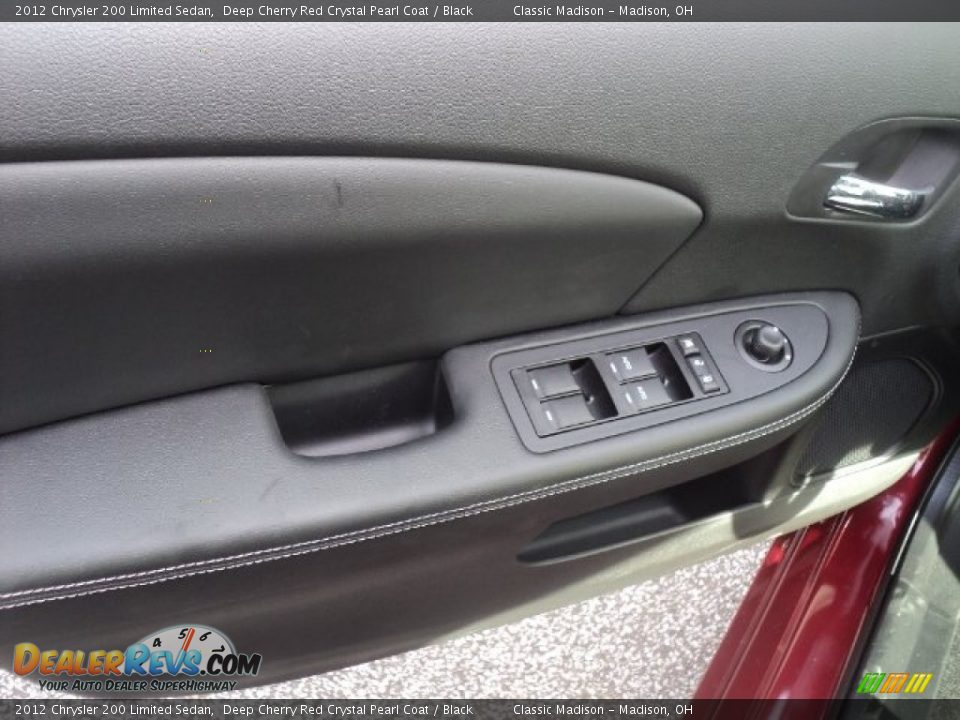 2012 Chrysler 200 Limited Sedan Deep Cherry Red Crystal Pearl Coat / Black Photo #6