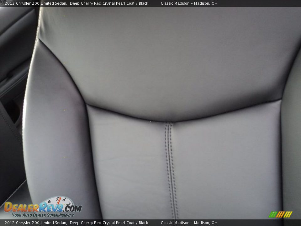 2012 Chrysler 200 Limited Sedan Deep Cherry Red Crystal Pearl Coat / Black Photo #8