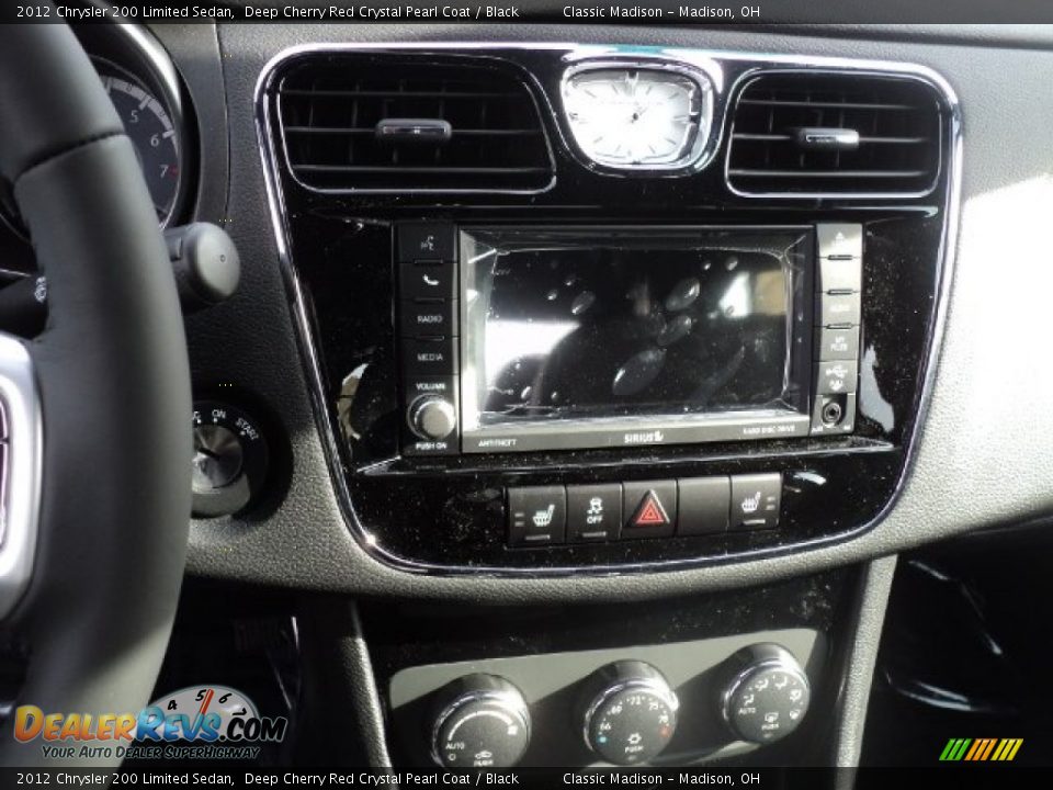 2012 Chrysler 200 Limited Sedan Deep Cherry Red Crystal Pearl Coat / Black Photo #10