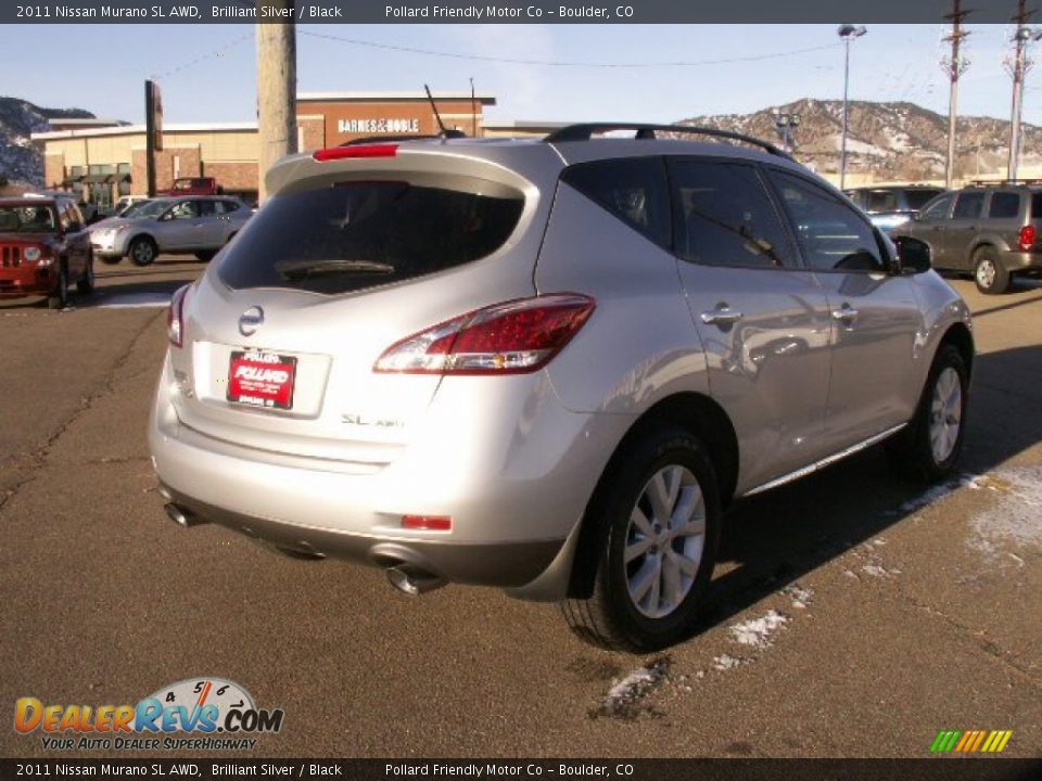 2011 Nissan Murano SL AWD Brilliant Silver / Black Photo #3