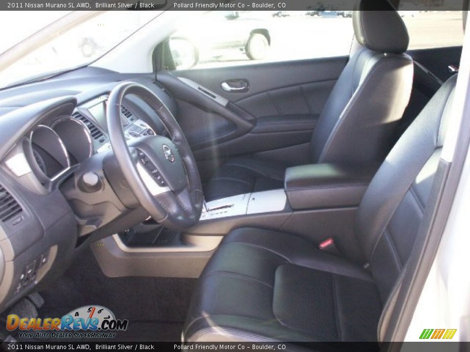 2011 Nissan Murano SL AWD Brilliant Silver / Black Photo #7