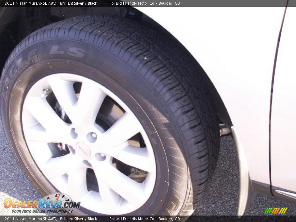 2011 Nissan Murano SL AWD Brilliant Silver / Black Photo #8