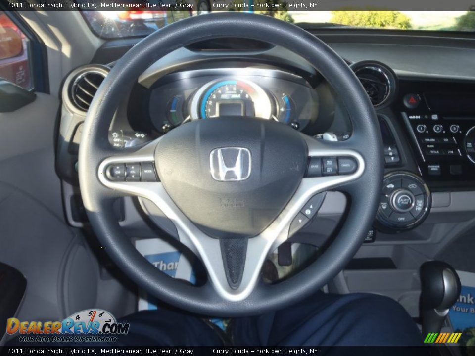 2011 Honda Insight Hybrid EX Steering Wheel Photo #18