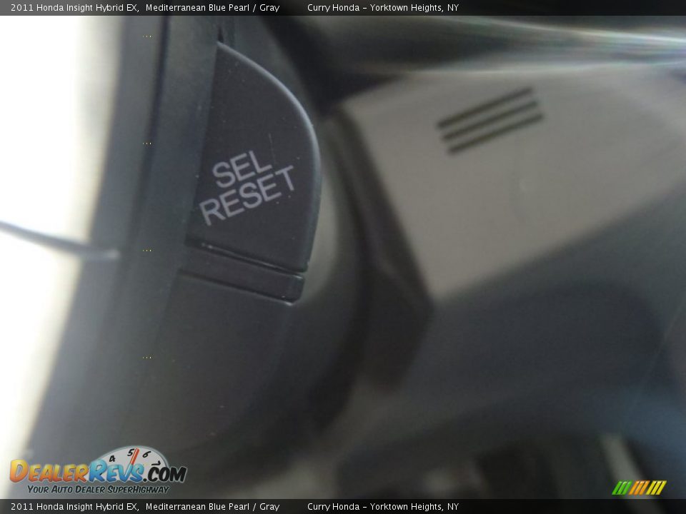 2011 Honda Insight Hybrid EX Mediterranean Blue Pearl / Gray Photo #22