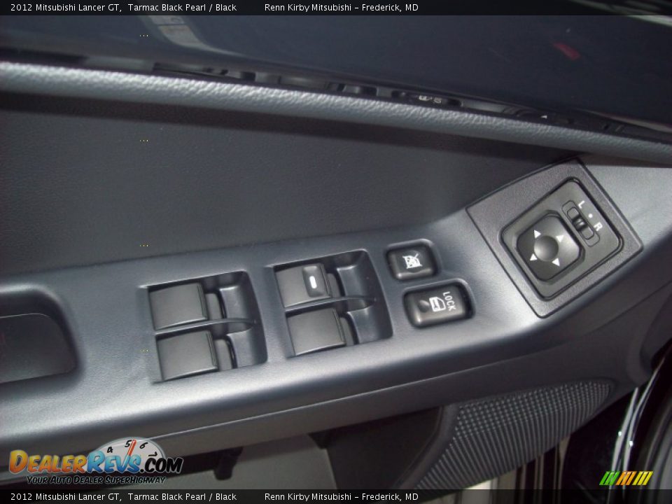 2012 Mitsubishi Lancer GT Tarmac Black Pearl / Black Photo #9