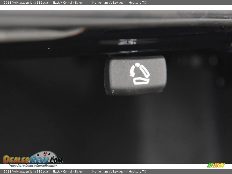 2011 Volkswagen Jetta SE Sedan Black / Cornsilk Beige Photo #27