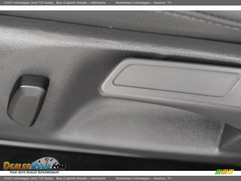 2009 Volkswagen Jetta TDI Sedan Blue Graphite Metallic / Anthracite Photo #14