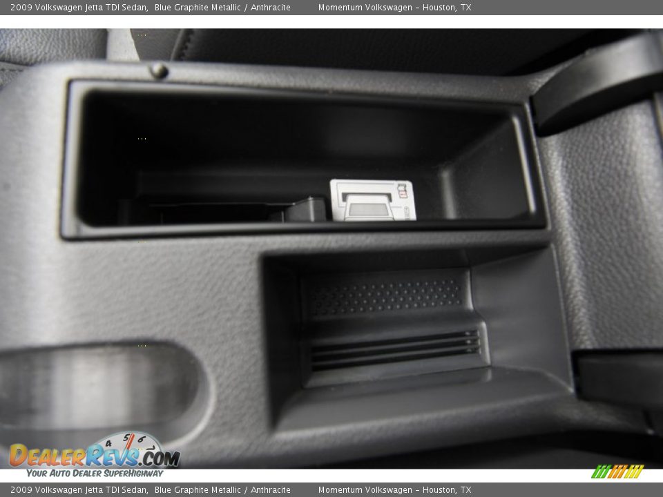 2009 Volkswagen Jetta TDI Sedan Blue Graphite Metallic / Anthracite Photo #17