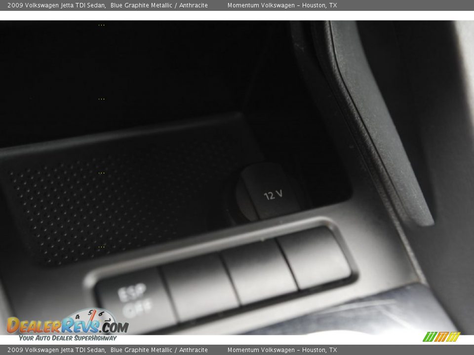 2009 Volkswagen Jetta TDI Sedan Blue Graphite Metallic / Anthracite Photo #18
