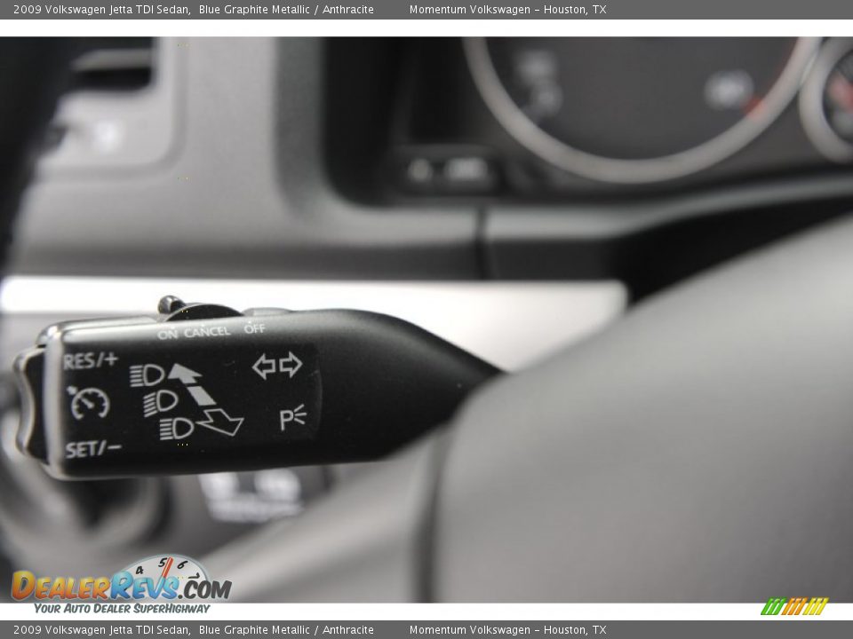 2009 Volkswagen Jetta TDI Sedan Blue Graphite Metallic / Anthracite Photo #23
