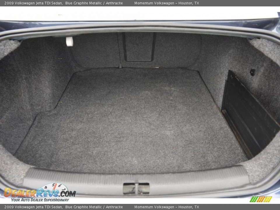 2009 Volkswagen Jetta TDI Sedan Blue Graphite Metallic / Anthracite Photo #29