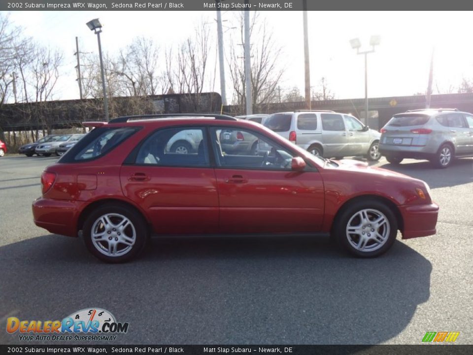 2002 Subaru Impreza WRX Wagon Sedona Red Pearl / Black Photo #5