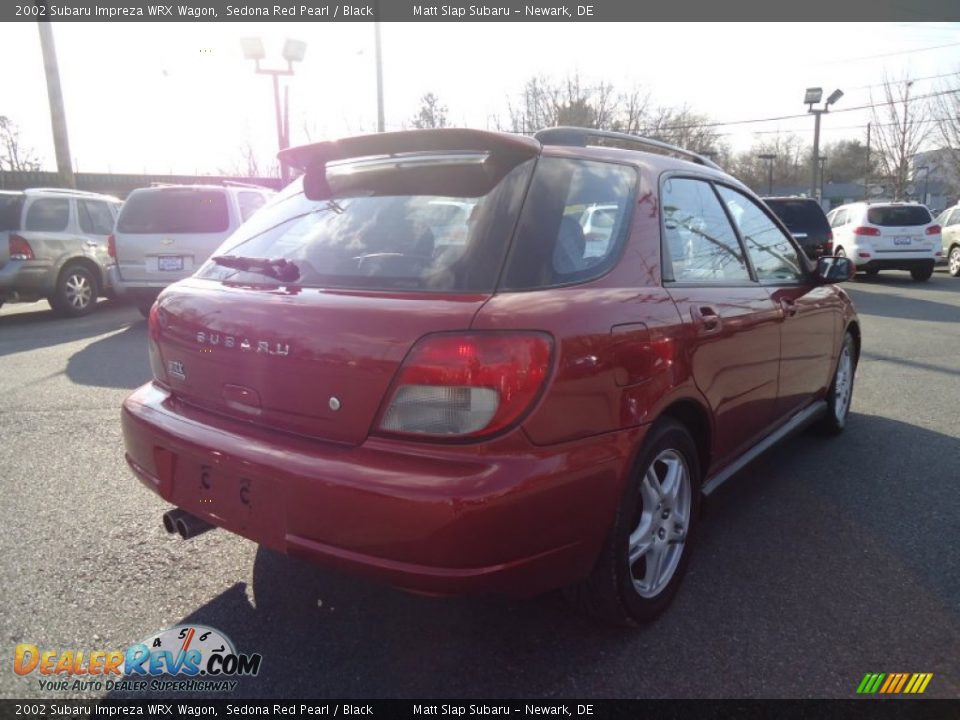 2002 Subaru Impreza WRX Wagon Sedona Red Pearl / Black Photo #6