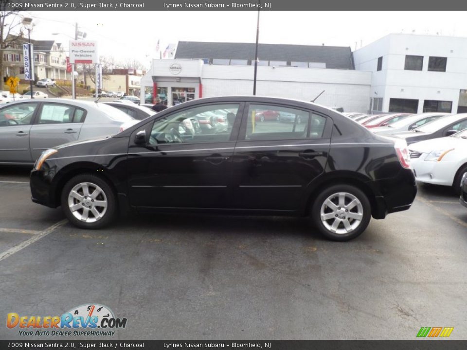 2009 Nissan Sentra 2.0 Super Black / Charcoal Photo #1