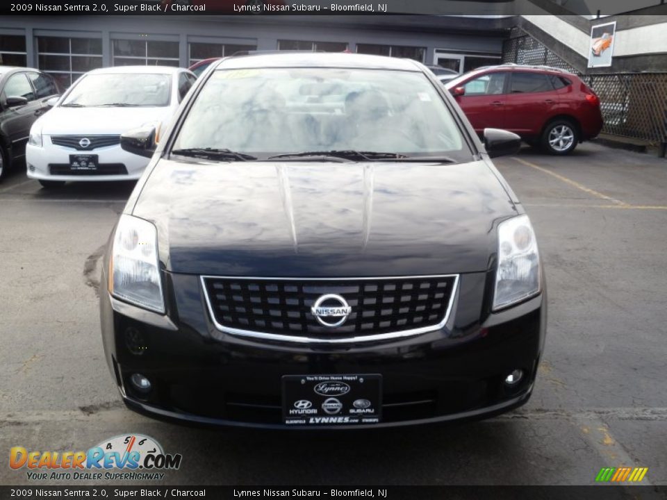 2009 Nissan Sentra 2.0 Super Black / Charcoal Photo #5