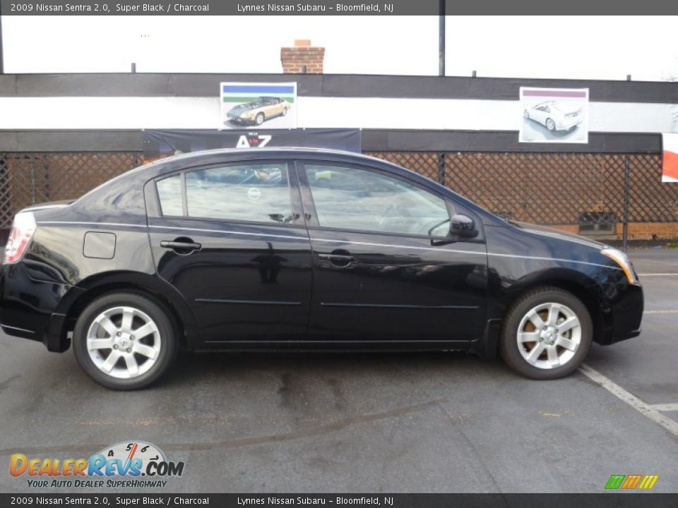 2009 Nissan Sentra 2.0 Super Black / Charcoal Photo #6