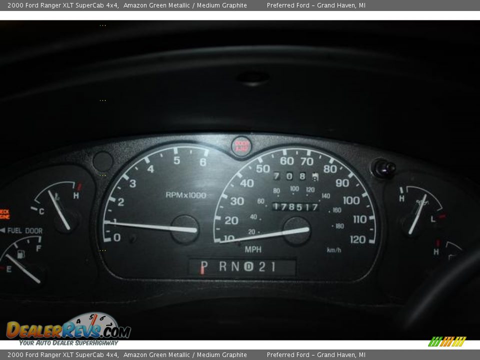 2000 Ford Ranger XLT SuperCab 4x4 Gauges Photo #3